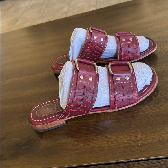 Freebird Sage Sandals Red Size 9 - Picture 5 of 14